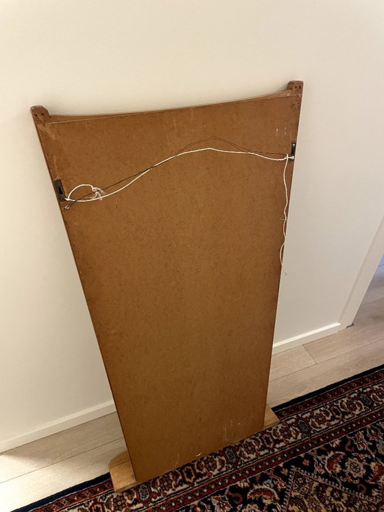 Image 1 of Houten spiegel uit het midden van de vorige eeuw, circa 1956