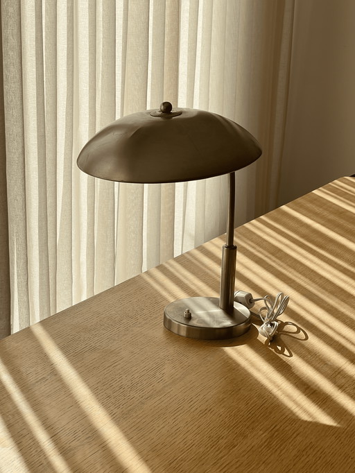 Lampe de bureau Vintage 50S Rare Nickel-Plated