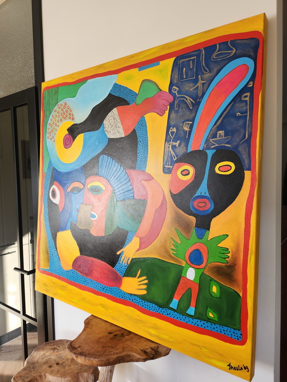 Image 1 of 1x Modern Art 100cmx100cm