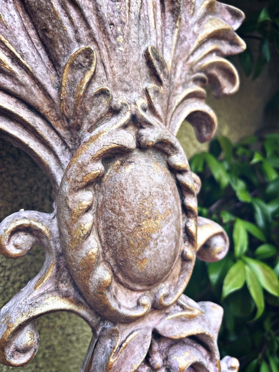 Incredible Patinated Wall Candle Holder – Plastic (photo 5 of 10)