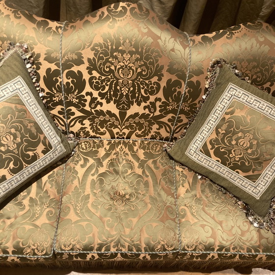 Image 1 of Sofá Donghia San Marco de 3 plazas con cojines decorativos