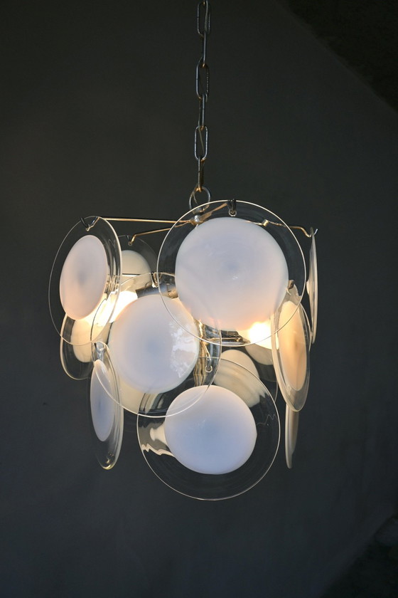 Image 1 of Italian Vistosi chandelier from the 60s or 70s
