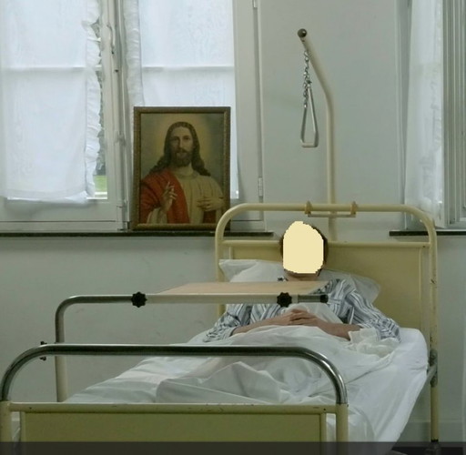 ziekenhuisbed uit jaren 50-vroege jaren 60