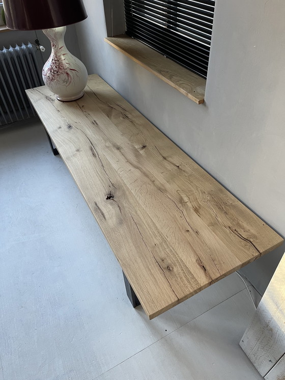Image 1 of Coffee table made of old oak.