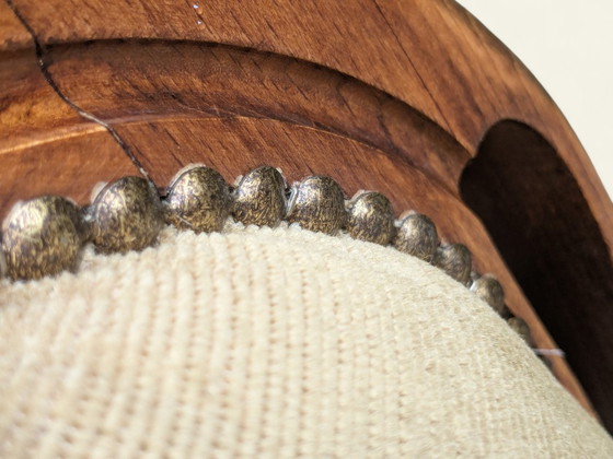 Image 1 of Rareté ! Chaise de salon baroque - chaise à accoudoirs vintage avec rembourrage, très bon état, pièce de collection rare