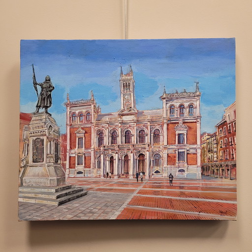 “Plaza Mayor De Valladolid” José A. Herrero – Pintura Contemporánea