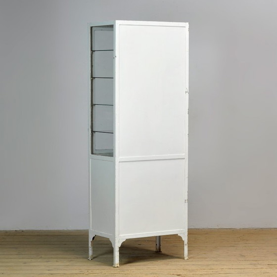 Image 1 of Iron medical cabinet, 1930s
