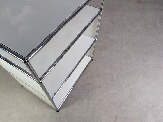 Image 1 of Credenza USM Haller originale bianca 3x1 cassettiera ripiano Fritz