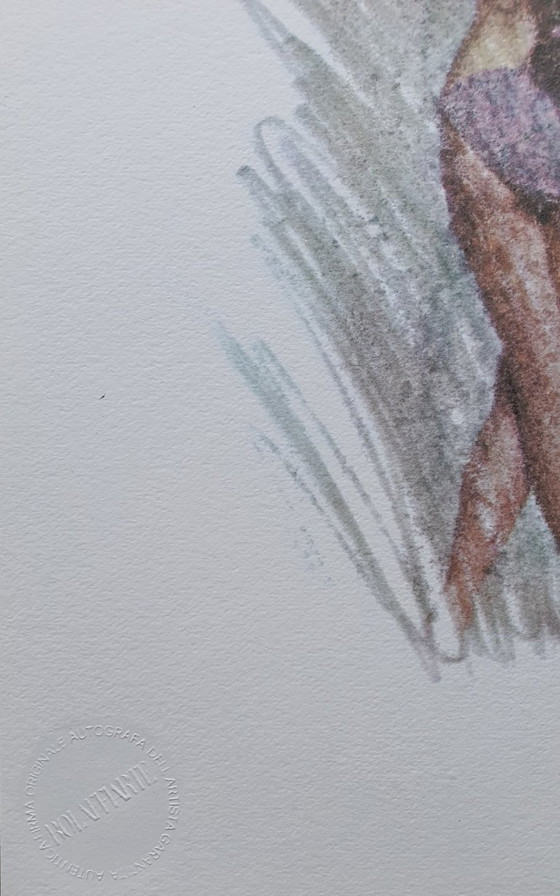 Image 1 of Mimmo ROTELLA - The Virgin - Framed artist's lithograph