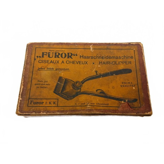 Image 1 of Antique Hand Hair Clipper "FUROR"