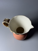 Brocca in maiolica Art Déco Boch Frères La Louvière, ceramica belga, anni '30
