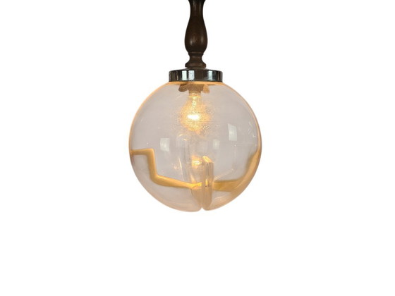 Image 1 of Murano - Toni Zuccheri - Suspension XL - soufflée à la bouche - années 70