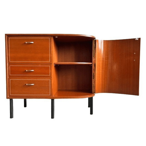 Image 1 of Vintage mid-century Formule ladekastje halfrond Deens design 1960's