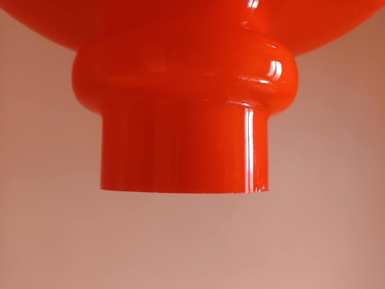 Image 1 of 2 lampade a sospensione arancioni di Hans-Agne Jakobsson, 1960