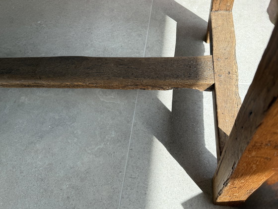 Image 1 of Antique French wooden table - 199 cm