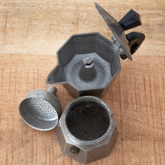 Vintage 1970s Bialetti Zanzibar Espresso Koffie Pot – Keukenaccessoires, Aluminium (photo 7 of 13)