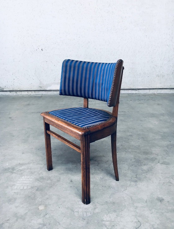 Image 1 of Ensemble de chaises Art Déco à dossier incurvé, France années 1930