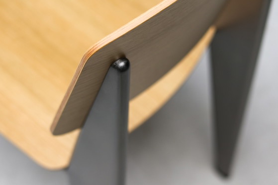 Image 1 of Vitra Standard Chair RAW Steel Édition Limitée 2023 – Jean Prouvé