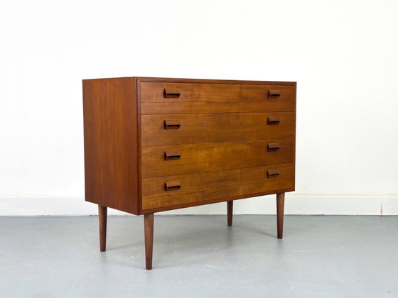Danish Teak Chest of Drawers by Børge Mogensen for Søborg Møbelfabrik, 1960s – Wood, Vintage (photo 9 of 17)