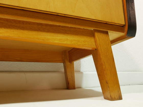 Image 1 of Vintage dressoir uit de jaren 60, 180 cm, Mid Century, laag dressoir, ladekast, Duitsland