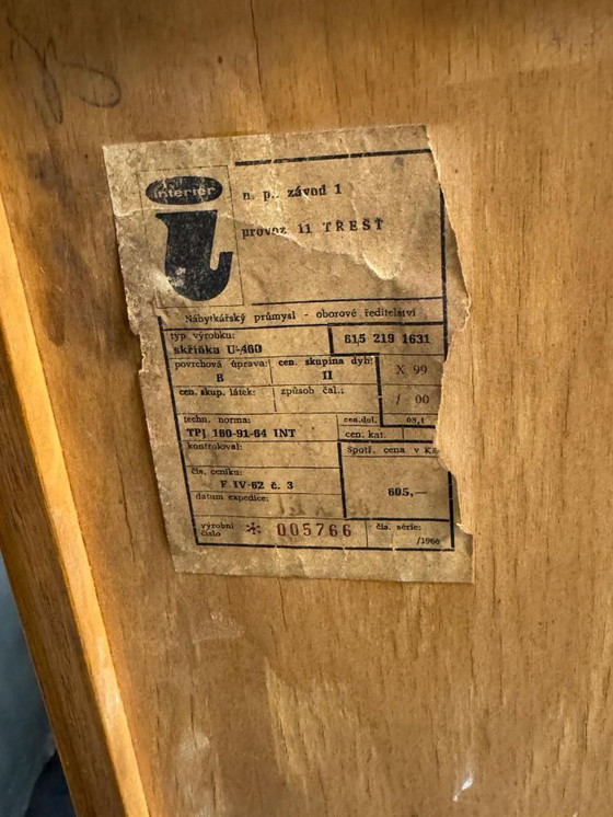 Image 1 of Mid Century Anrichte U-460 von Jiri Jiroutek für Interier Praha