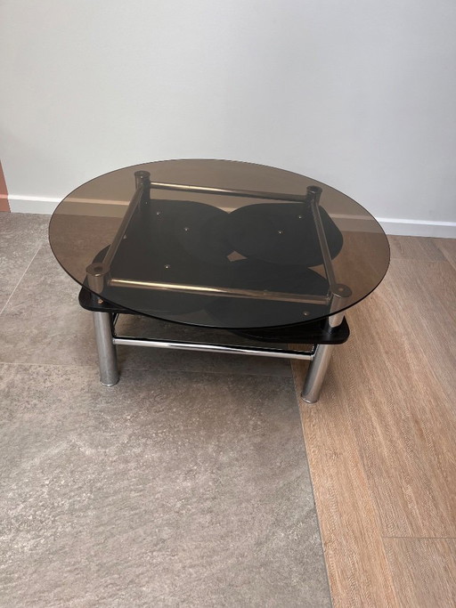 Mesa de centro con bandejas extensibles