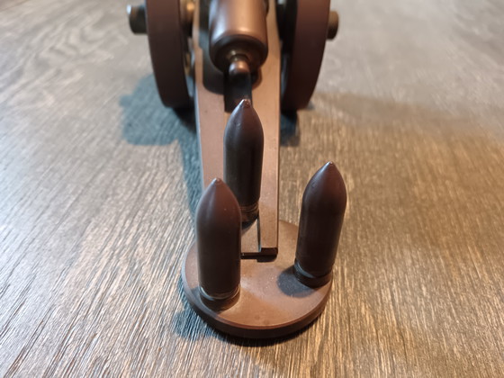 Image 1 of Messingkanone, handgefertigt auf einer Drehbank aus den 1980er Jahren