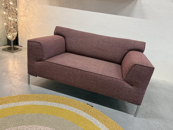 Image 1 of Diseño en Stock Bloq Sofá de dos plazas con tela Mercia