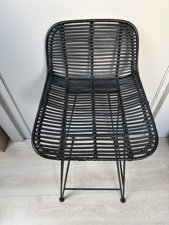Tabouret de bar en rotin HK Living – HKliving, Tabourets de bar, Métal (photo 5 of 6)