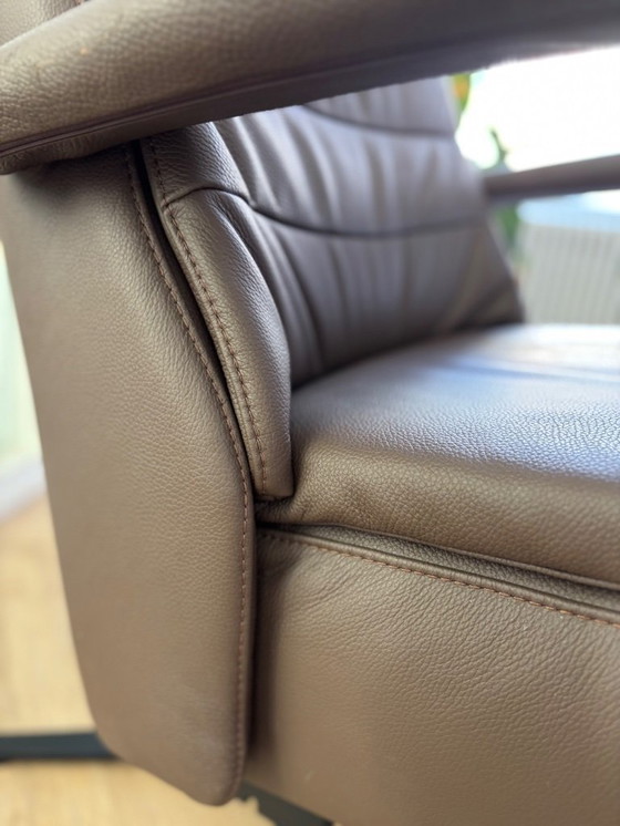 Image 1 of Velderhof recliner model Liri dark brown