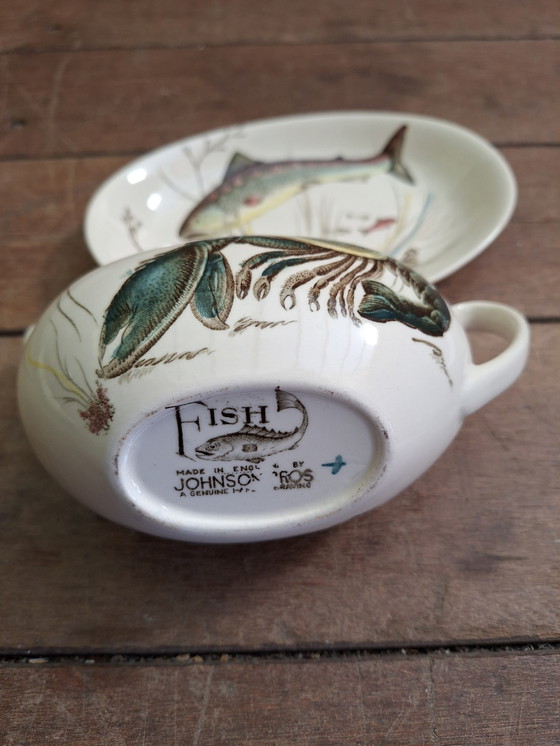 Image 1 of Juego de vajilla Johnson Bros FISH de 15 piezas