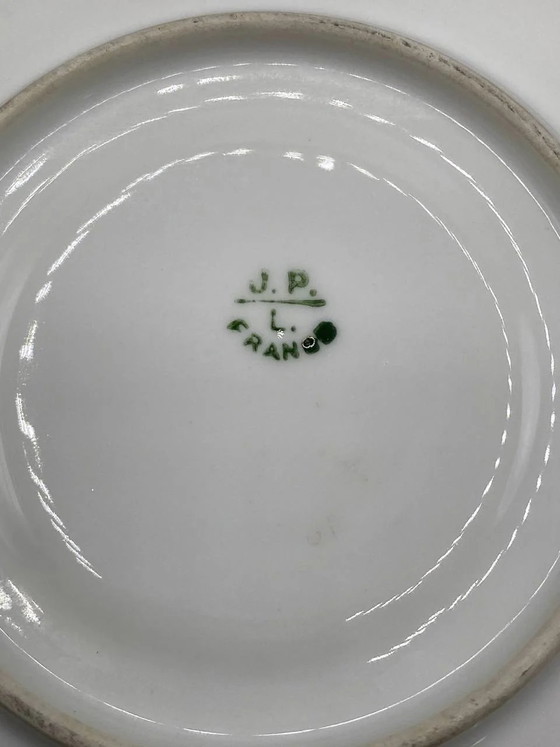 4 Tassen und Untertassen aus Porzellan – Jean Pouyat – Limoges – Belle Époque – Dekorative Objekte, Porcelain (photo 3 of 4)