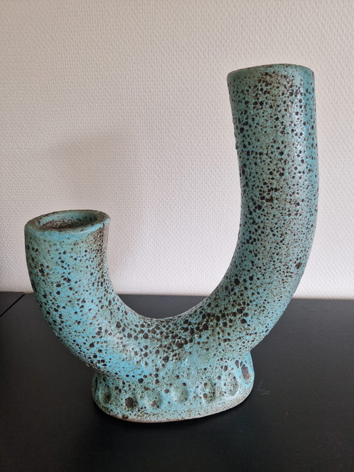 Glazed Accolay vase