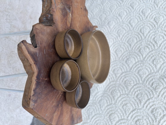 Set di Ciotole Vintage in Terracotta – 4 Pezzi – Marrone/Ocra – Other (photo 5 of 10)