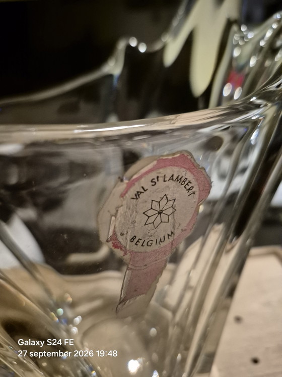 Val Saint Lambert Vaas – Vazen, Crystal, Glass (photo 4 of 6)