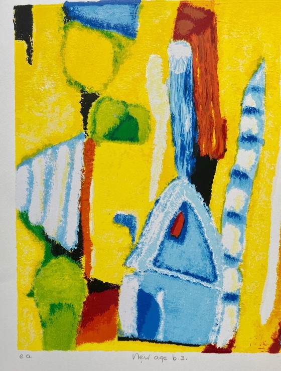 Image 1 of Serigrafía de Saskia Bremer - New age b.3