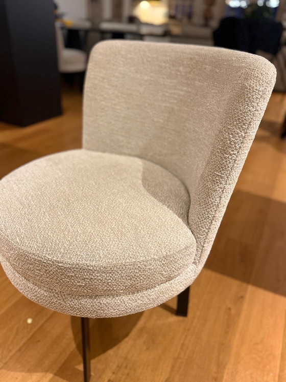 Image 1 of Draaibare eetkamer stoelen beige 
