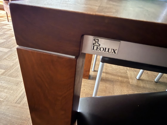Leolux Dining Table – Wood, Metal (photo 4 of 5)