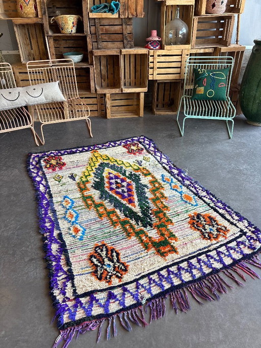 Tapis marocain vintage Boho Chic