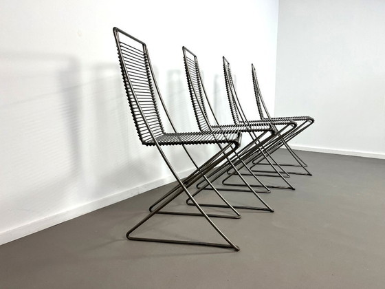 Image 1 of Kreuzschwinger Stühle, Till Behrens, Schlubach 1983
