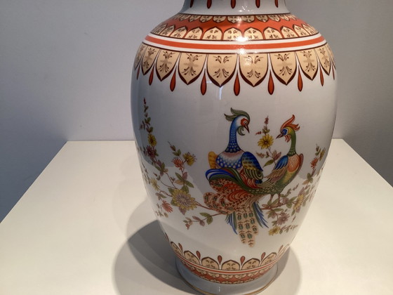 Vaso di Francesco Guariano con motivo pavone. – Vasi, Porcellana (photo 4 of 5)