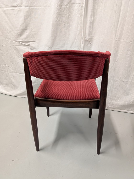 Image 1 of 6 A.W.A. Mid Century Dutch Design Kuhhorn Esszimmerstühle