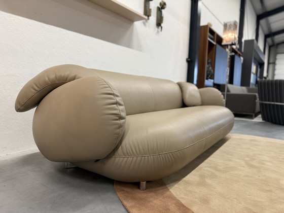 Image 1 of Leolux Pulla Bank 3.5 Seater Negev Seco Leather 270