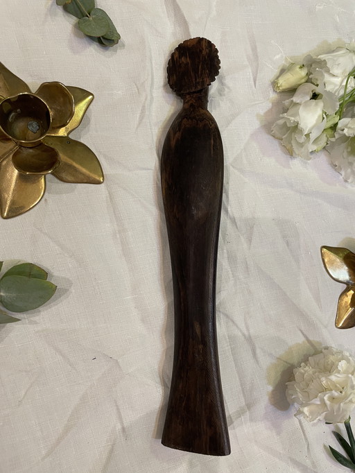 Statue africaine bois 