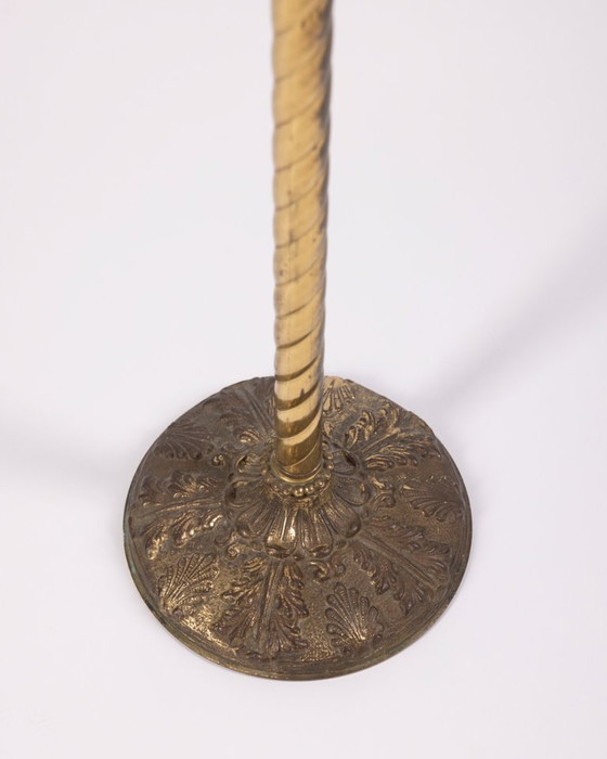 Cendrier de sol vintage en laiton des années 1960, orné d'un motif italien. – Objets déco, Brass (photo 8 of 8)