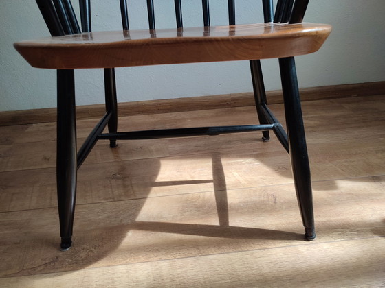 Image 1 of Silla escandinava de huso, silla de huso de madera