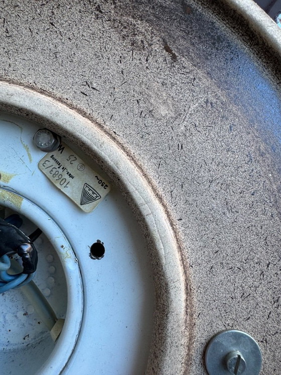 Image 1 of Grande specchio vintage in ceramica con illuminazione / retroilluminato