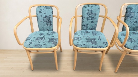 Set aus 6 Sessel A 811 von Josef Hoffmann für TON, Bugholz Buche, Tschechoslowakei, 55 × 50 × 80 Cm – Other (photo 4 of 8)