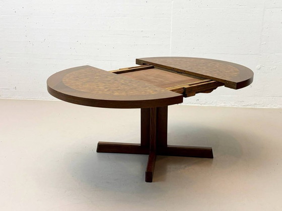 Image 1 of Round dining table by Dieter Waeckerlin, Switzerland, 1970s