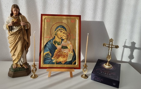 Image 1 of Madonna and Child Greek icon